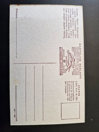 Cartolina storica autografata Gaetano Magnanini