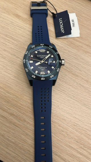 Reloj Locman Italy Automático Azul Negro