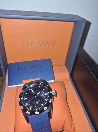 Reloj Locman Italy Automático Azul Negro