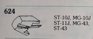 Aguja Tocadiscos Sanyo ST-10 J/Diamante