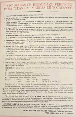 Aguja Tocadiscos Sanyo ST-10 J/Diamante