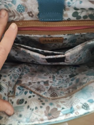 Maletín Anekke Marrón y Turquesa