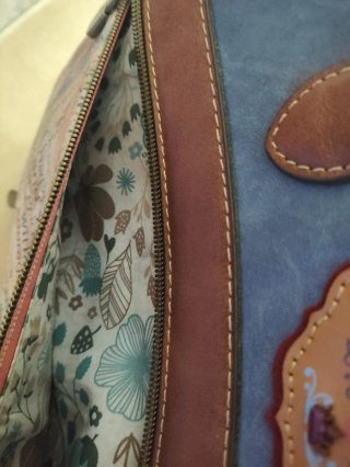 Maletín Anekke Marrón y Turquesa