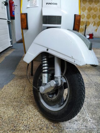 Vespa PX-200 Scooter Blanca 4 MARCHAS