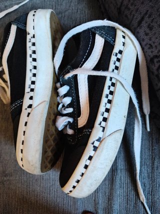 Zapatillas Vans niño negras 27