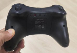 Mando Wii U Pro Negro + Cable Carga