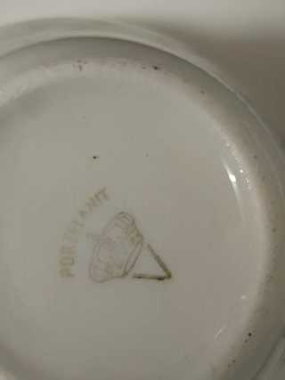4 Tazas de Porcelana Fina Porzelanit