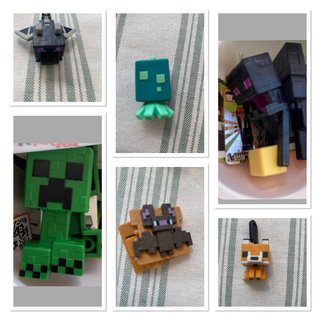 Kinder Joy Minecraft Figuras