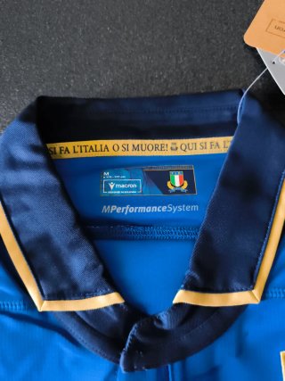 Maglia Rugby Italia FIR Macron Taglia M