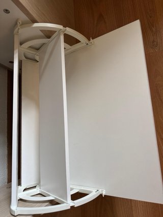 Mueble recibidor Bauhaus con zapatero y espejo