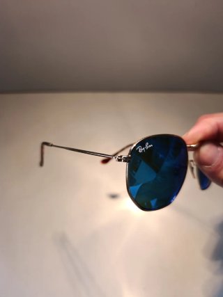 Gafas Ray-Ban Hexagonal 3548 Azul Dorado