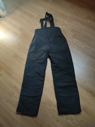 Pantalón de esquí negro con tirantes