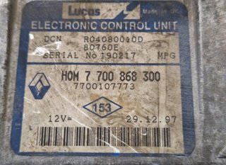 Renault 104504 centralita motor 7700868300 kangoo