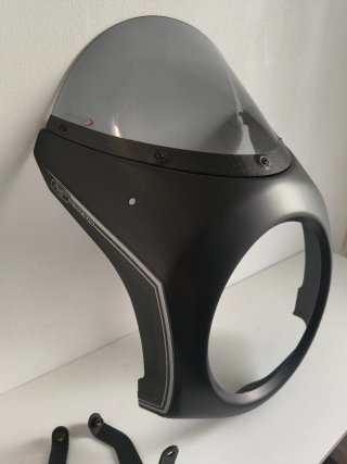 Cúpula retro Puig CB650R Negro mate