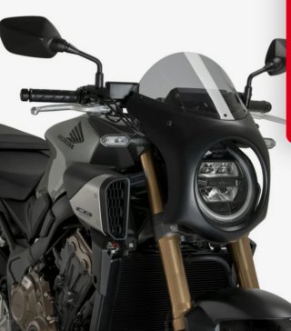 Cúpula retro Puig CB650R Negro mate
