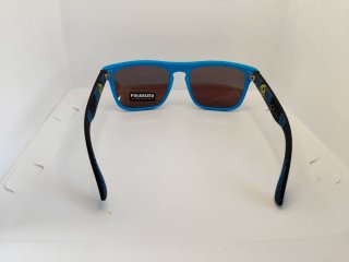 Gafas de sol polarizadas negras y azules