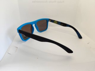 Gafas de sol polarizadas negras y azules