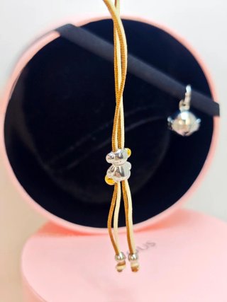 Pulsera TOUS Cuerdas Oso Bold Acero