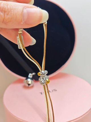 Pulsera TOUS Cuerdas Oso Bold Acero