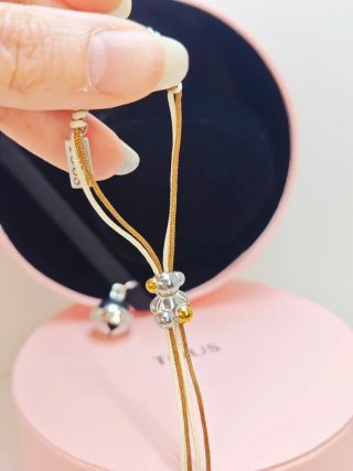 Pulsera TOUS Cuerdas Oso Bold Acero