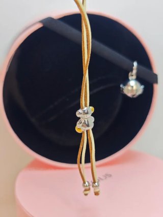 Pulsera TOUS Cuerdas Oso Bold Acero