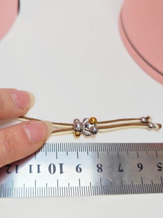 Pulsera TOUS Cuerdas Oso Bold Acero