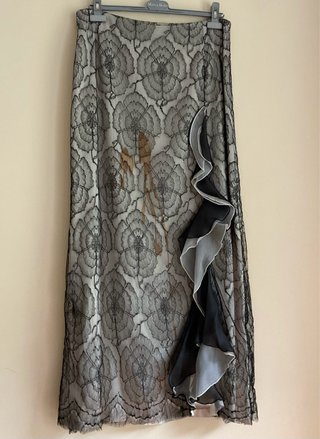 Traje de Ceremonia Seda Salvaje Blonda T.46