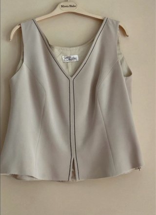 Falda Top Fiesta Cerem. Seda Salvaje Blonda T.46