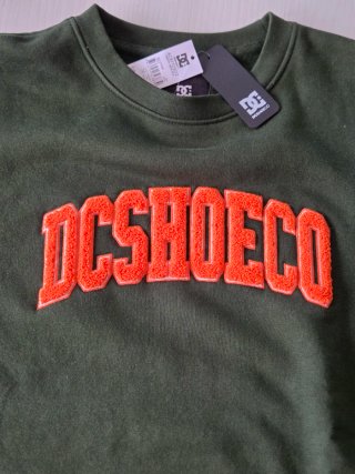 Sudadera DC Shoes verde con logo