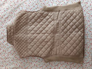 Chaleco mujer acolchado beige