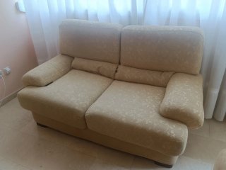 Sofá 3 plazas + Sofá 2 plazas beige