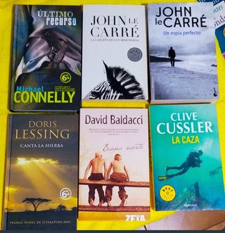 LOTE de 6 Novelas de varios autores
