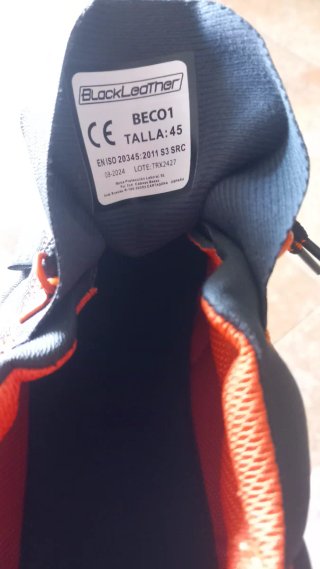 Zapatos de seguridad negros talla 45
