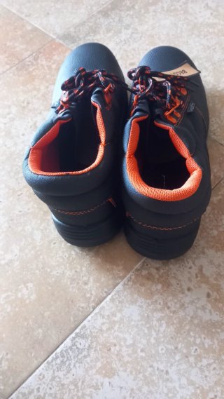 Zapatos de seguridad negros talla 45