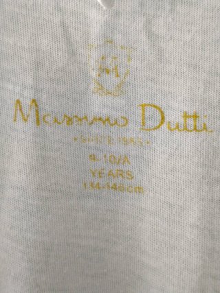 T-shirt bianca Massimo Dutti per bambina