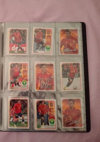 Lote cromos Selección Española 2021
