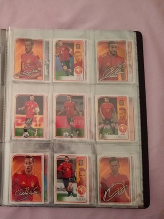 Lote cromos Selección Española 2021