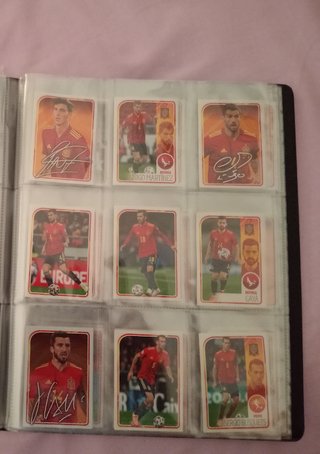 Lote cromos Selección Española 2021