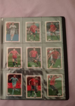 Lote cromos Selección Española 2021