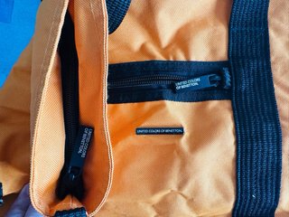 Bolsa de viaje United Colors of Benetton naranja