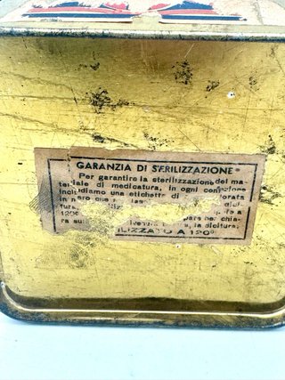 Scatola Latta Vintage Zabban Bologna