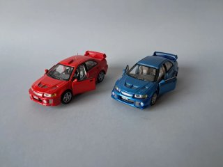 2x Mitsubishi Lancer Evo VI