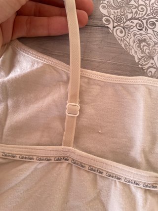 Top tirantes Calvin Klein blanco S