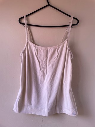 Top tirantes Calvin Klein blanco S
