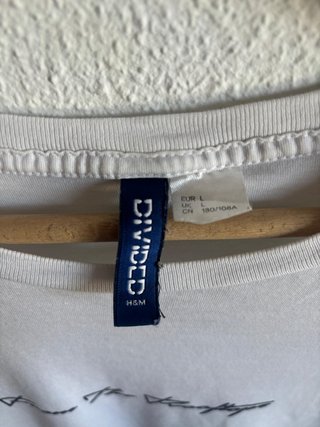 Camiseta H&M Divided New York Talla L