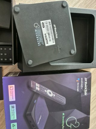 Rocktek G2 Smart Box 4K  Android TV 4g Ram,32g Rom