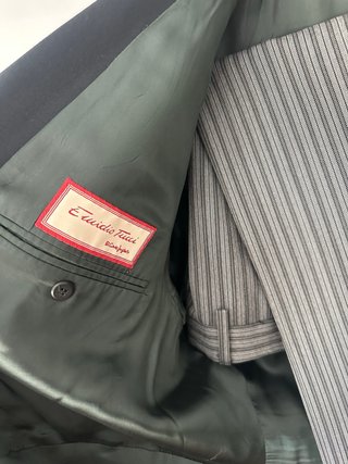 Traje Chaqué El Corte Inglés Talla 56 Negro