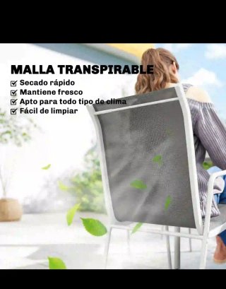 Mesa jardín y 6 sillas