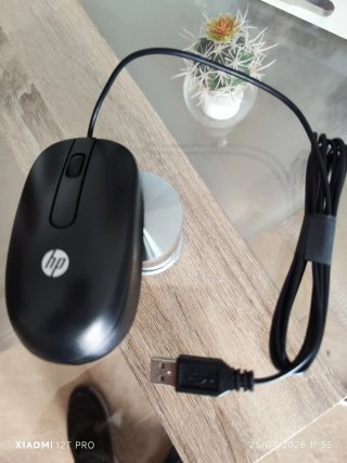 Ratón HP USB Negro