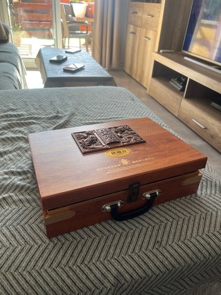 Caja de té chino premium